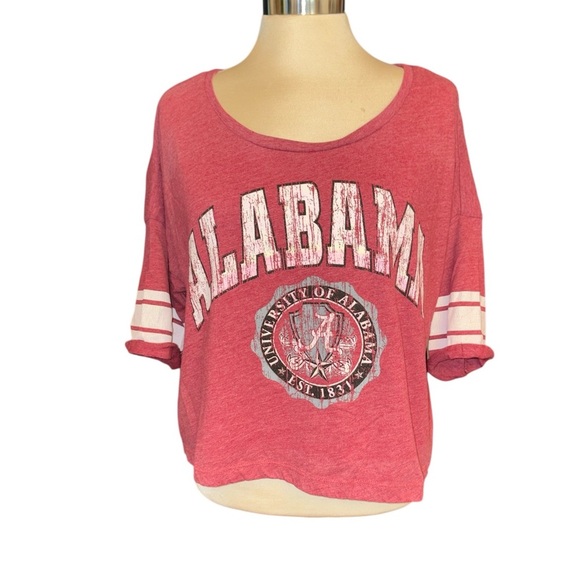 Pressbox T-shirt Alabama Crimson Tide short sleeves wide neckline size X-Large - Picture 1 of 6